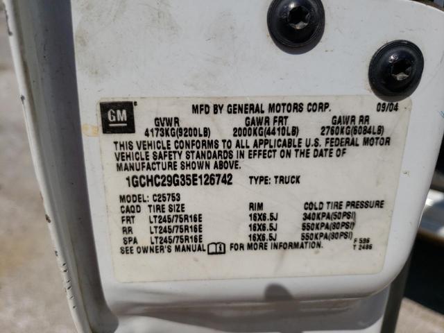 Photo 10 from auction – 2005 CHEVROLET SILVRK1500 with VIN 1GCHC29G35E126742