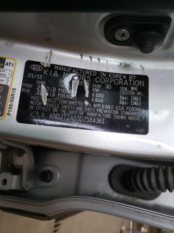 Photo 10 from auction – 2013 KIA SOUL with VIN KNDJT2A53D7584361