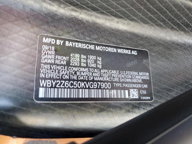 Photo 10 from auction – 2019 BMW I8 with VIN WBY2Z6C50KVG97900