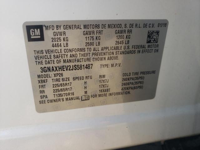 Photo 10 from auction – 2018 CHEVROLET EQUINOX LS with VIN 3GNAXHEV2JS581487