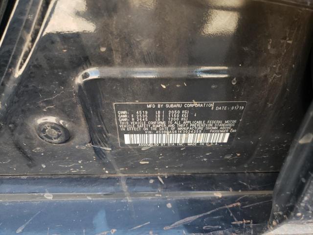 Photo 10 from auction – 2019 SUBARU LEGACY SPO with VIN 4S3BNAS61K3024259