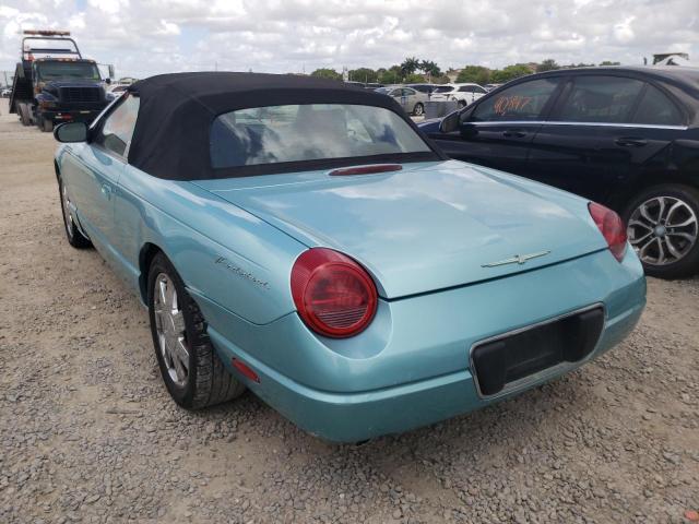 Photo 3 from auction – 2002 FORD THUNDERBIR with VIN 1FAHP60A52Y110028