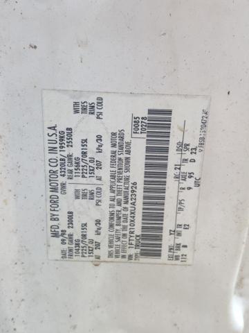 Photo 10 from auction – 1999 FORD RANGER with VIN 1FTYR10X4XUA23926