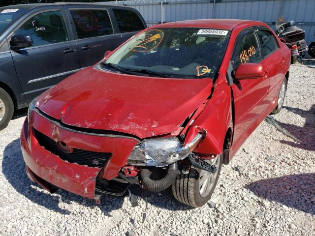 Photo 2 from auction – 2009 TOYOTA COROLLA BA with VIN 1NXBU40E99Z163327