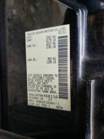 Photo 10 from auction – 2011 NISSAN ALTIMA BAS with VIN 1N4AL2AP3BN468156