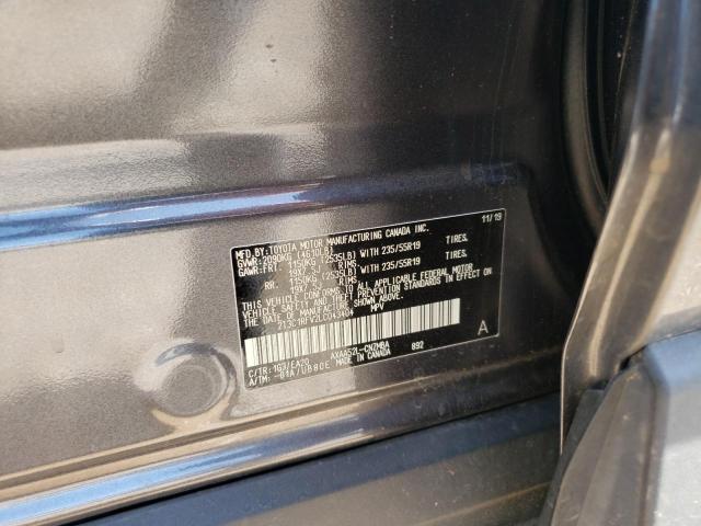 Photo 10 from auction – 2020 TOYOTA RAV4 XLE P with VIN 2T3C1RFV2LC043404