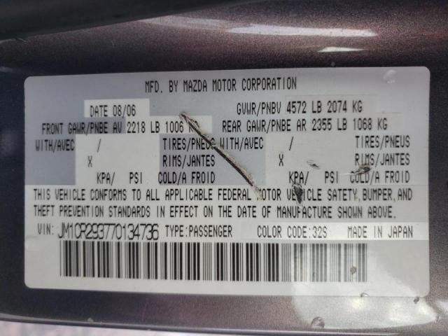 Photo 10 from auction – 2007 MAZDA 5 with VIN JM1CR293770134736