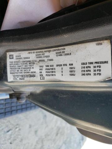 Photo 10 from auction – 2007 GMC CANYON with VIN 1GTDT19E078138484