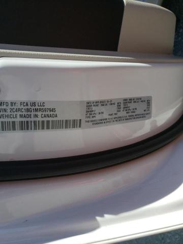 Photo 10 from auction – 2021 CHRYSLER PACIFICA T with VIN 2C4RC1BG1MR597945