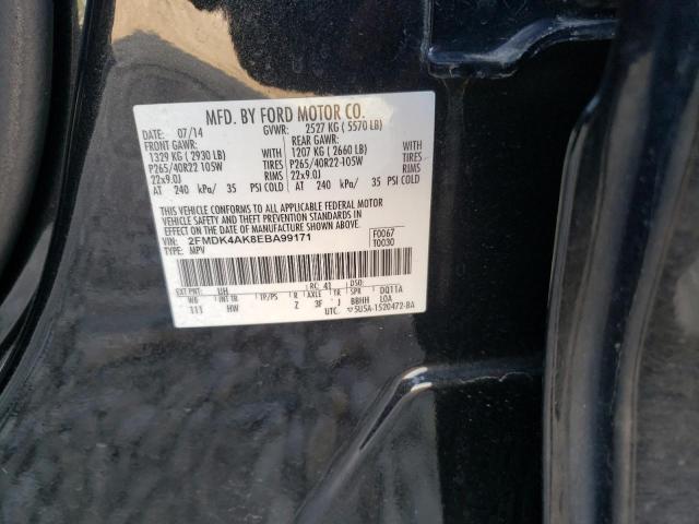 Photo 10 from auction – 2014 FORD EDGE SPORT with VIN 2FMDK4AK8EBA99171