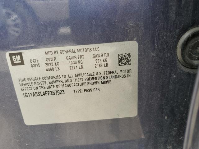 Photo 10 from auction – 2015 CHEVROLET MALIBU LS with VIN 1G11A5SL4FF267923