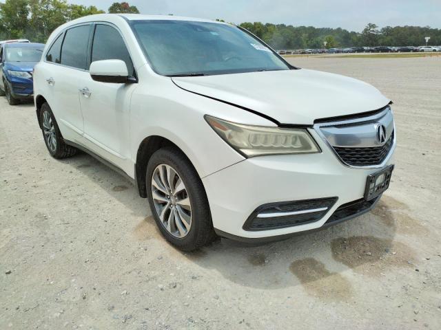 ACURA MDX TECHNO 2014 with VIN 5FRYD4H47EB019710 - Photo from auction