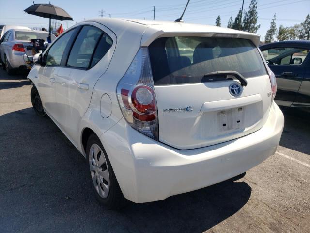 Photo 3 from auction – 2014 TOYOTA PRIUS C with VIN JTDKDTB3XE1076364