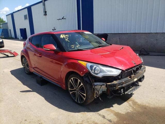 HYUNDAI VELOSTER T 2013 with VIN KMHTC6AE8DU161661 - Photo from auction