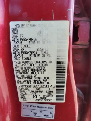 Photo 10 from auction – 2002 NISSAN XTERRA with VIN 5N1MD28T92C523143