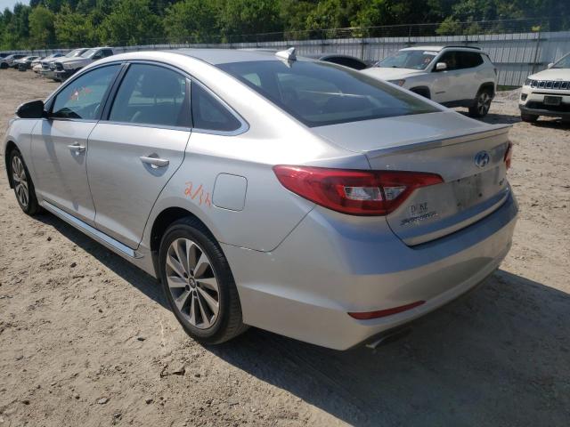 Photo 3 from auction – 2015 HYUNDAI SONATA SPO with VIN 5NPE34AF2FH031835