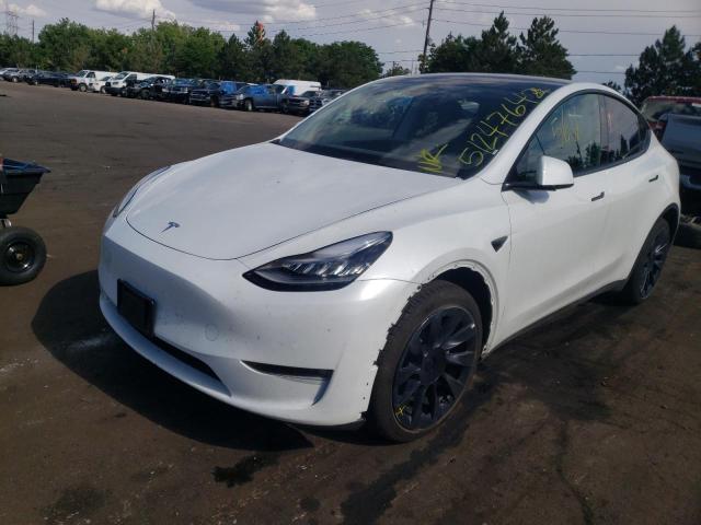 Photo 2 from auction – 2022 TESLA MODEL Y with VIN 7SAYGDEE1NF386532