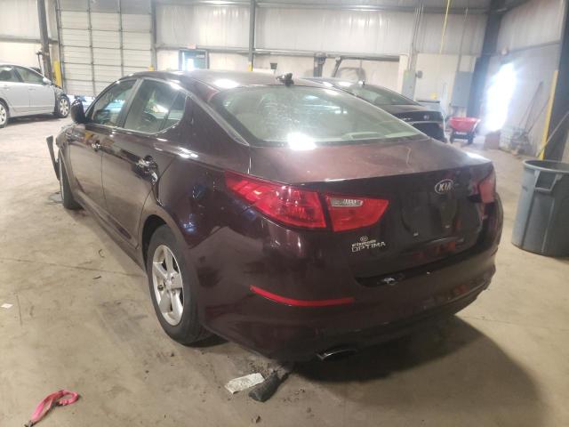 Photo 3 from auction – 2015 KIA OPTIMA LX with VIN 5XXGM4A70FG398940