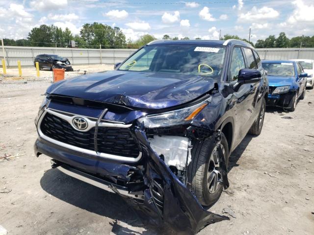 Photo 2 from auction – 2022 TOYOTA HIGHLANDER with VIN 5TDGZRAH9NS125838