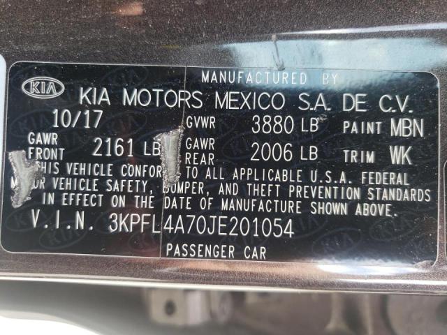 Photo 10 from auction – 2018 KIA FORTE LX with VIN 3KPFL4A70JE201054
