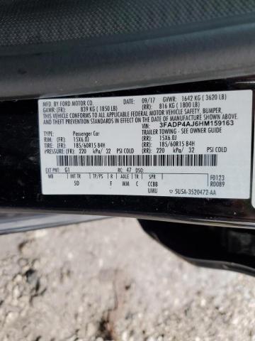 Photo 10 from auction – 2017 FORD FIESTA S with VIN 3FADP4AJ6HM159163