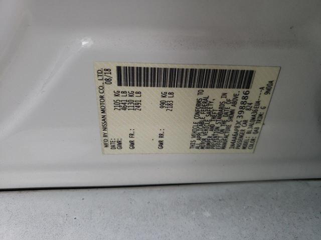 Photo 10 from auction – 2018 NISSAN MAXIMA 3.5 with VIN 1N4AA6AP8JC398886