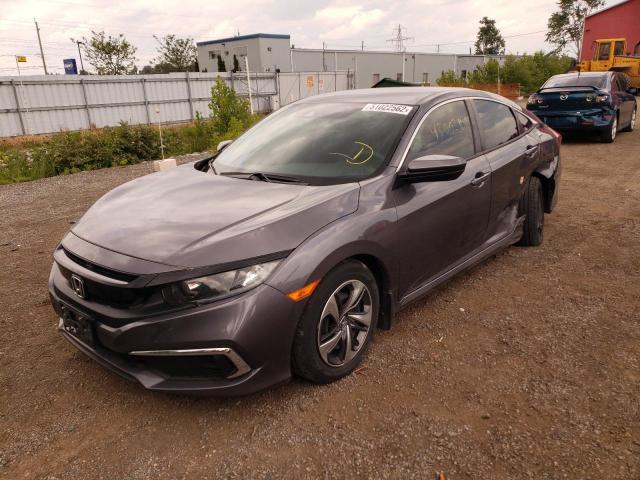Photo 2 from auction – 2019 HONDA CIVIC LX with VIN 2HGFC2F5XKH005321