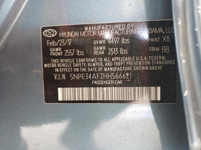 Photo 10 from auction – 2017 HYUNDAI SONATA SPO with VIN 5NPE34AF2HH566621