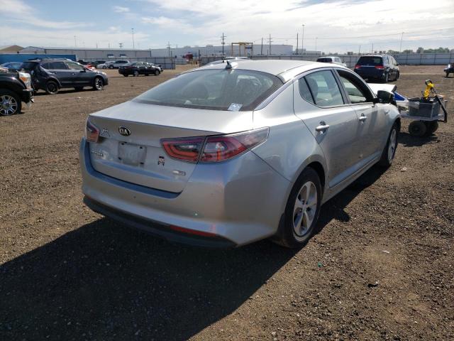 Photo 4 from auction – 2014 KIA OPTIMA HYB with VIN KNAGM4AD9E5066209