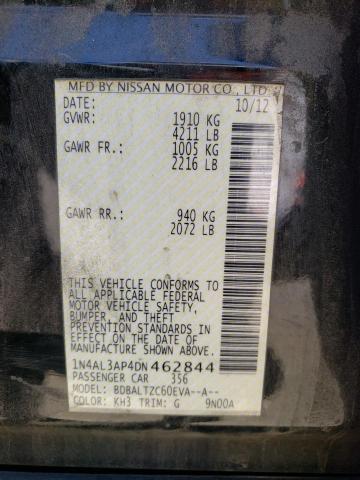 Photo 10 from auction – 2013 NISSAN 210 WAGON with VIN 1N4AL3AP4DN462844