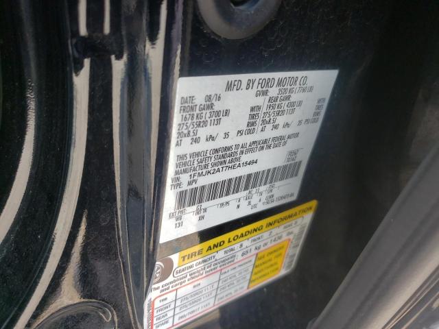 Photo 10 from auction – 2017 FORD EXPEDITION with VIN 1FMJK2AT7HEA15494
