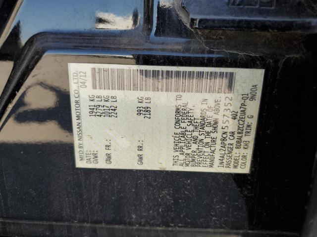 Photo 10 from auction – 2012 NISSAN ALTIMA BAS with VIN 1N4AL2AP8CN557352