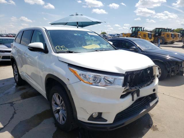 TOYOTA HIGHLANDER 2014 z numerem VIN 5TDZKRFH5ES012099 - Zdjęcie z aukcji