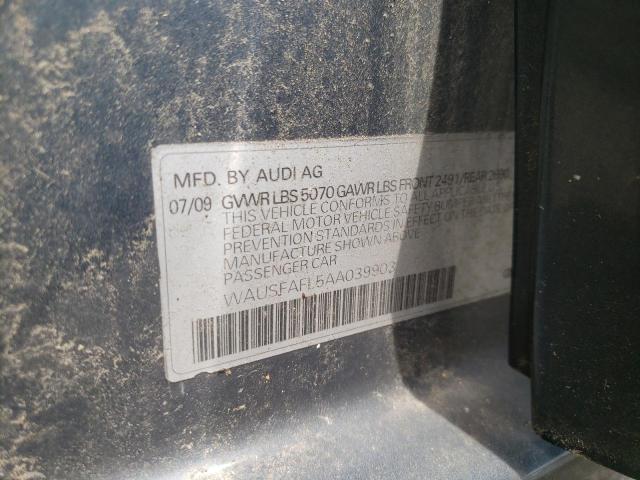 Foto 10 de la subasta – 2010 AUDI A4 PREMIUM con VIN WAUSFAFL5AA039903