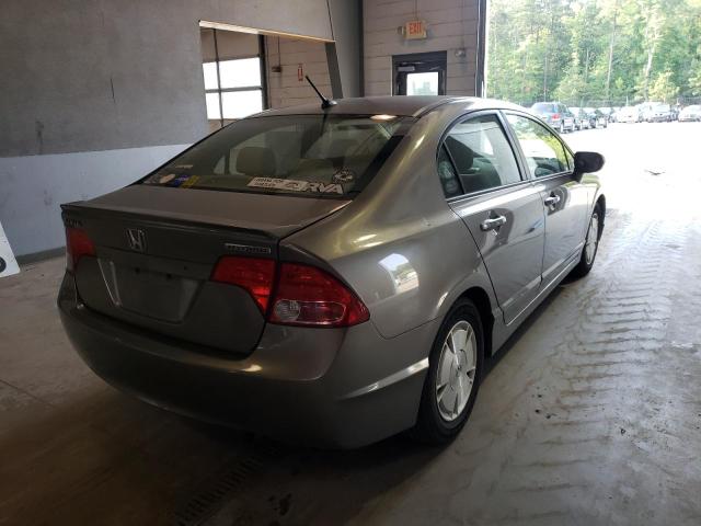 Photo 4 from auction – 2006 HONDA CIVIC HYBR with VIN JHMFA36246S023262