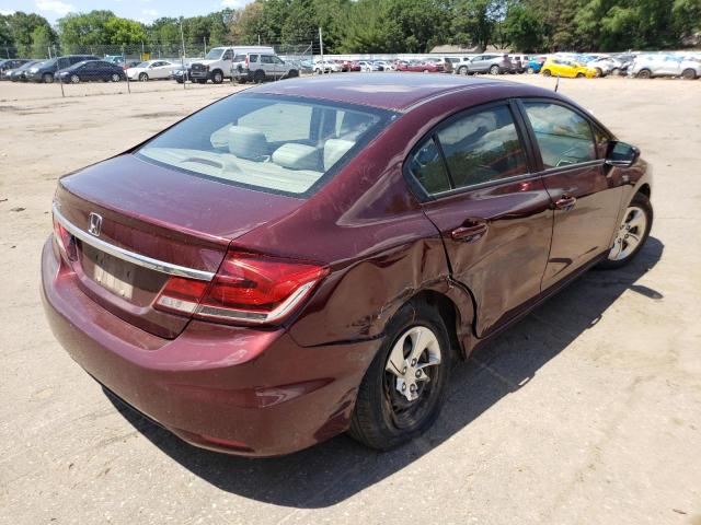 Photo 4 from auction – 2014 HONDA CIVIC LX with VIN 19XFB2F50EE030245