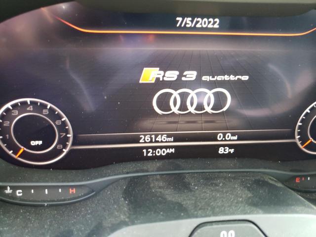 Photo 8 from auction – 2020 AUDI RS3 with VIN WUABWGFF0LA902743