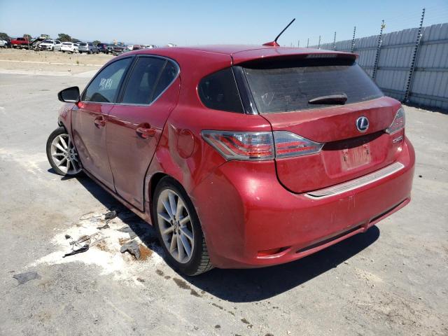 Photo 3 from auction – 2013 LEXUS CT 200 with VIN JTHKD5BH1D2162323