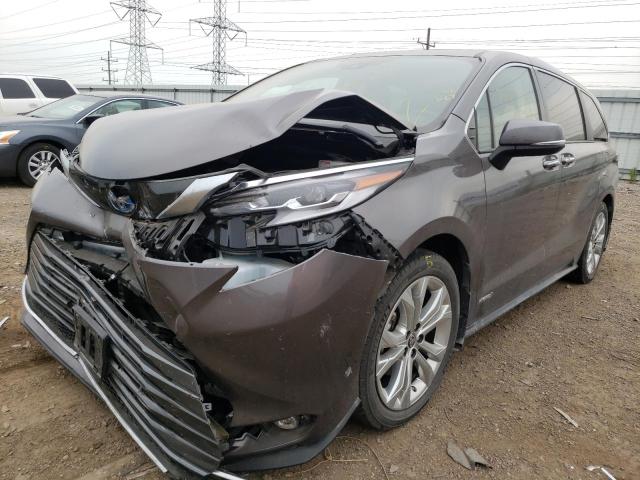 Photo 2 from auction – 2021 TOYOTA SIENNA LIM with VIN 5TDERKEC4MS024248
