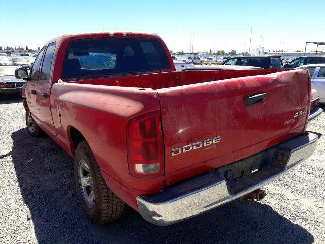 Photo 3 from auction – 2003 DODGE RAM 1500 S with VIN 1D7HU18D43S268987