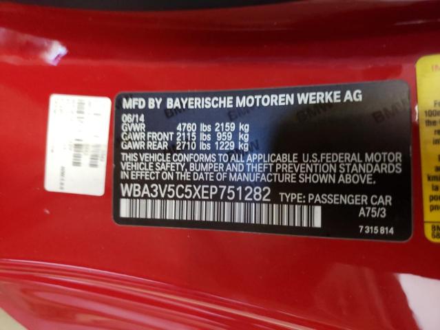 Photo 10 from auction – 2014 BMW 428 I with VIN WBA3V5C5XEP751282