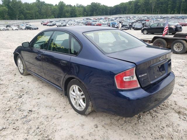 Photo 3 from auction – 2005 SUBARU LEGACY 2.5 with VIN 4S3BL616757229327