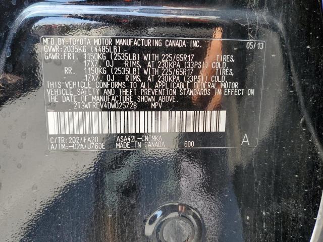 Photo 10 from auction – 2013 TOYOTA RAV4 XLE with VIN 2T3WFREV4DW025728