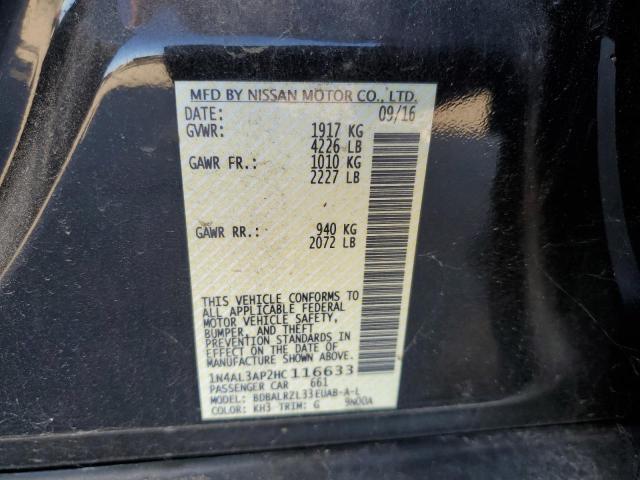 Photo 10 from auction – 2017 NISSAN ALTIMA 2.5 with VIN 1N4AL3AP2HC116633