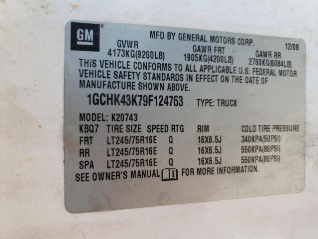 Photo 10 from auction – 2009 CHEVROLET SILVERADO with VIN 1GCHK43K79F124763