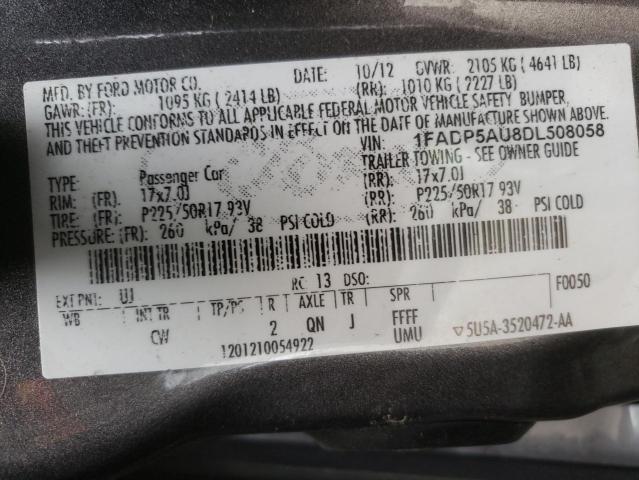 Photo 10 from auction – 2013 FORD C-MAX SE with VIN 1FADP5AU8DL508058