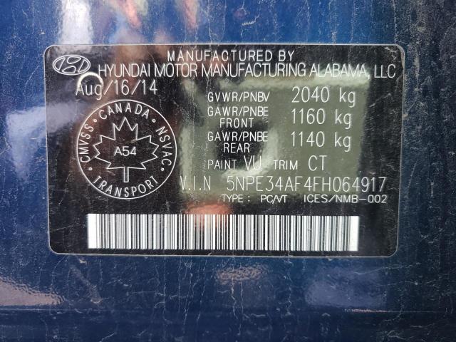 Photo 10 from auction – 2015 HYUNDAI SONATA SPO with VIN 5NPE34AF4FH064917
