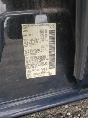 Photo 10 from auction – 2017 NISSAN FRONTIER S with VIN 1N6DD0EV4HN704837