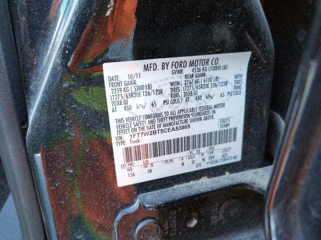 Photo 10 from auction – 2012 FORD F250 SUPER with VIN 1FT7W2BT5CEA53865
