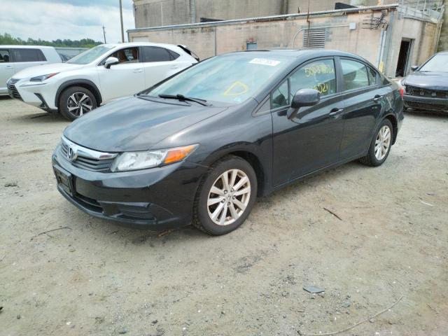 Photo 2 from auction – 2012 HONDA CIVIC EX with VIN 19XFB2F88CE364224